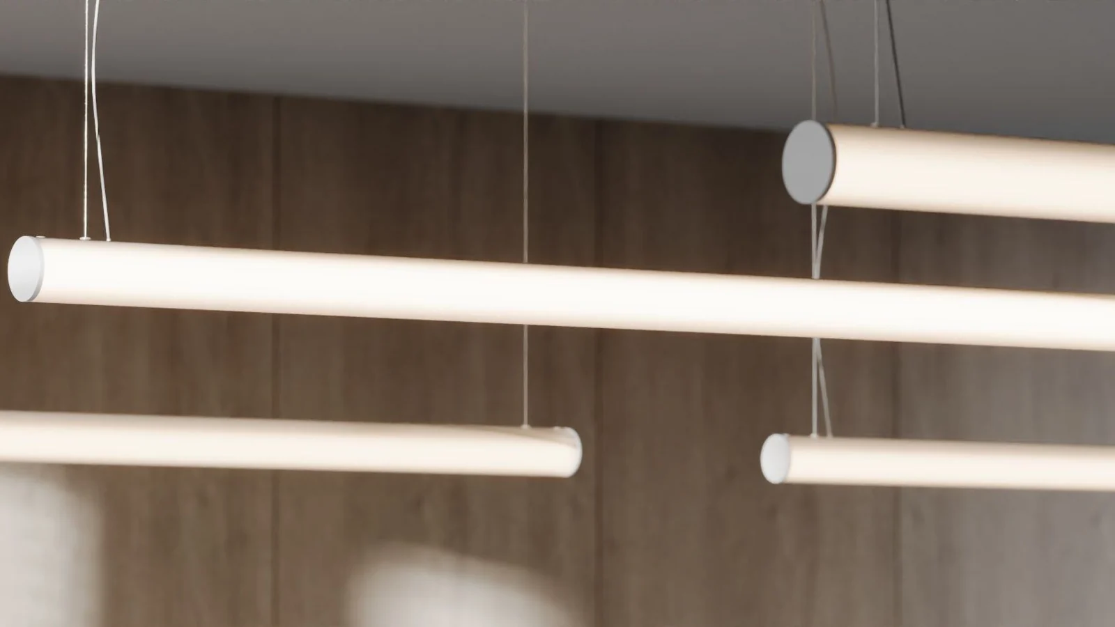 Cylinder pendants: accent and feature lighting