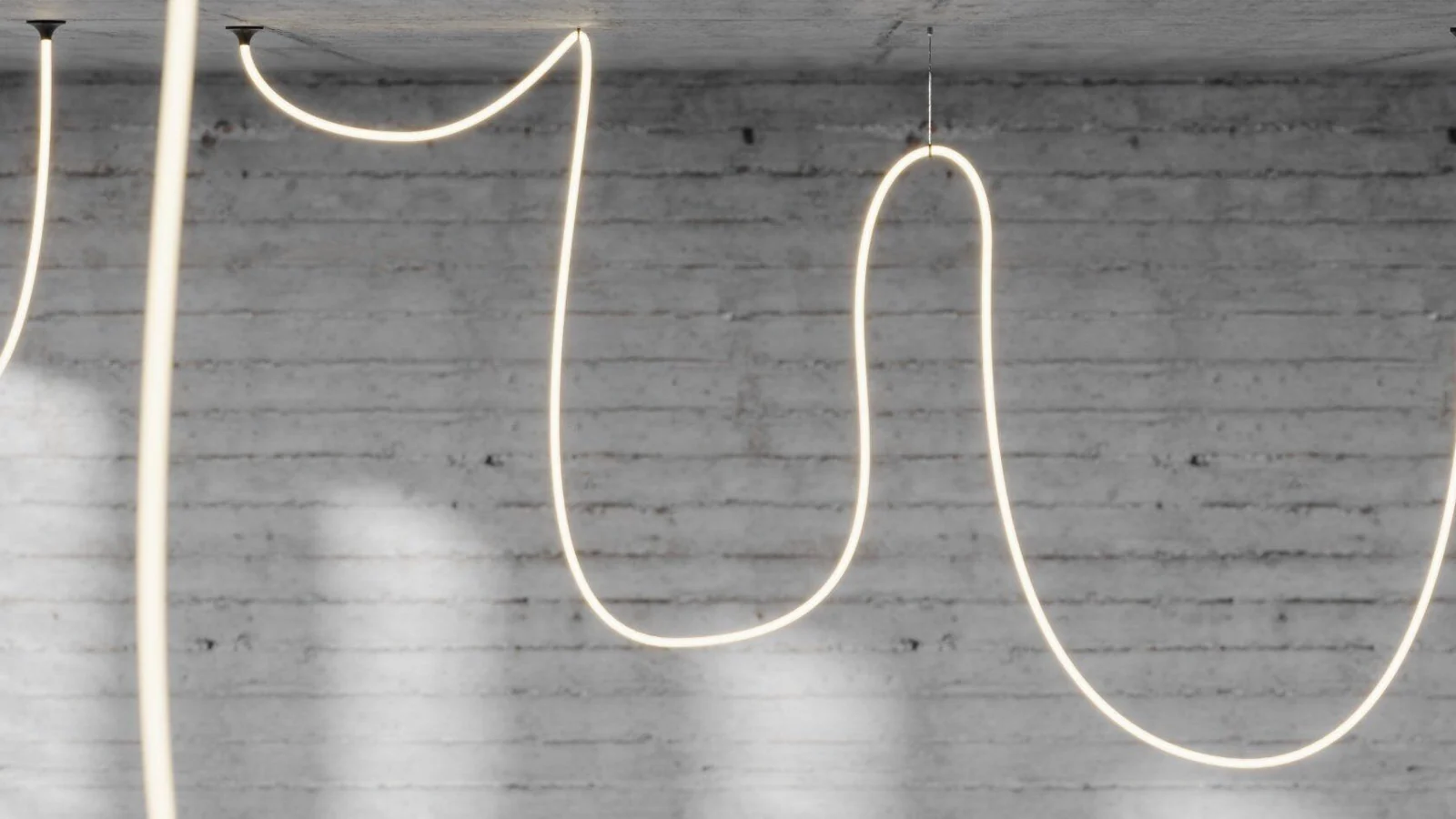 LED rope lighting for feature designs