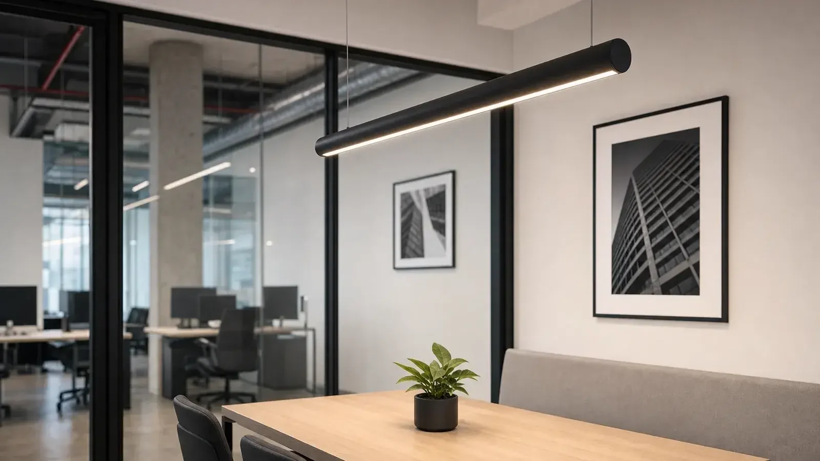 Controls for suspended lighting