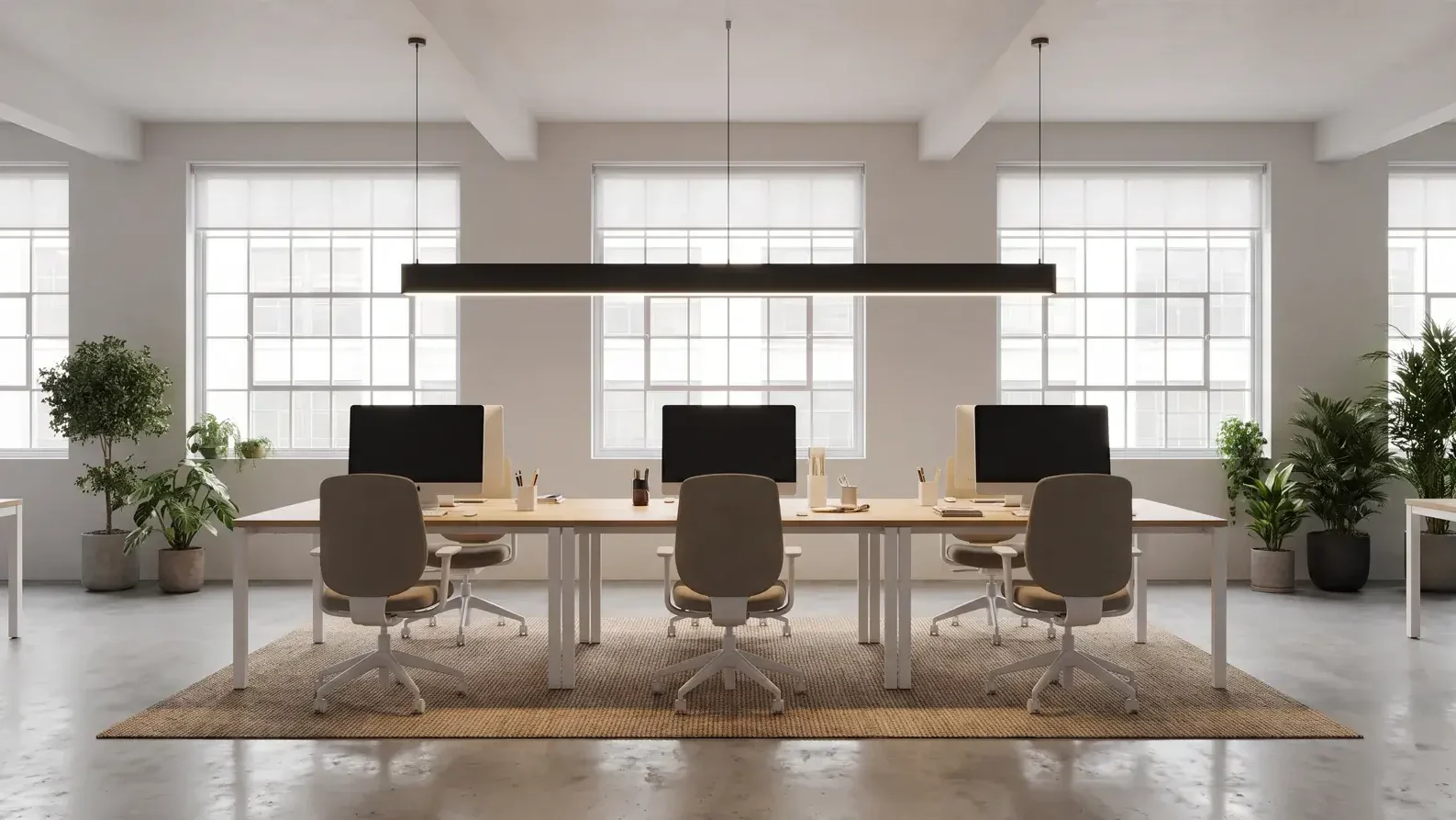 Glare and UGR with suspended lighting